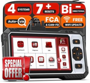 ANCEL OBD2 Scanner FX6000 Elite Bidirectional Scan Tool for ABS/SRS/Transmission/Enigne
