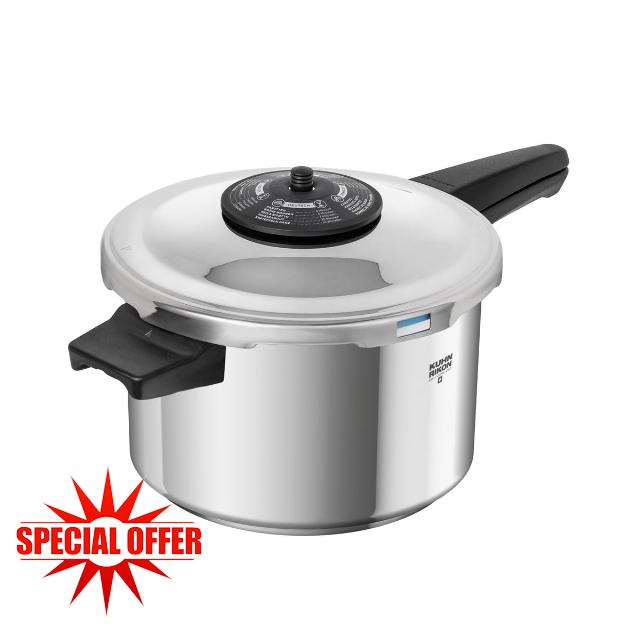 Kuhn Rikon DUROMATIC® CLASSIC NEO Pressure Cooker Long handle model 5.3-qt