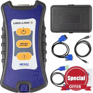 Nexiq USB Link 3 Bluetooth Edition Heavy Duty Truck Scanner Diesel Diagnostic Tool for Nexiq USB Link 3 & Diagnostic Software for Universal Truck Excavator Diagnostic