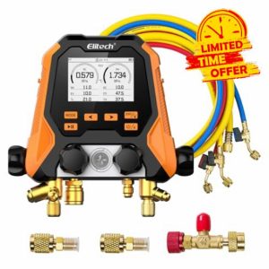 Elitech MS-870S HVAC Digital Manifold Gauge Set