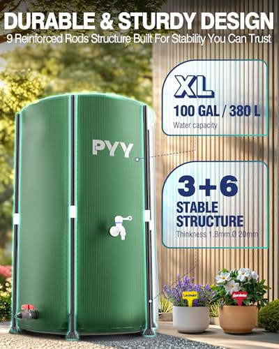 Large Plastic Collapsible Rain Catcher Catchment System to Collect Rainwater
