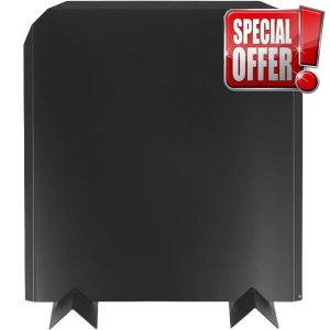 Firebacks for Fireplace-Stainless Steel Fireback with Adjustable Feet