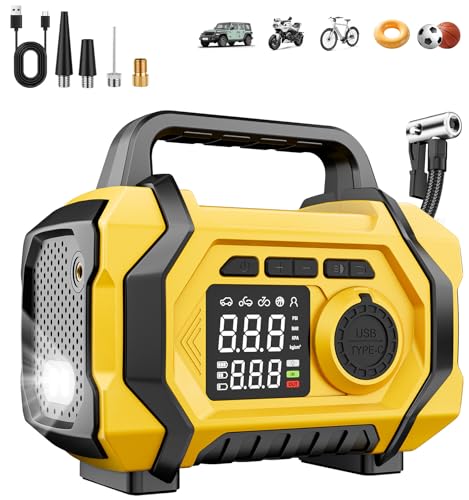 6X Fast 150PSI Air Pump for Car Tires