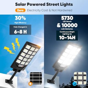 30000LM 6500K LED Motion Sensor Lights