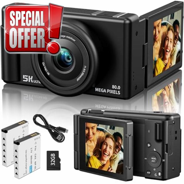 True 5K Digital Camera for Photography