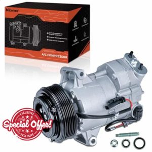Air Conditioning Compressor & A/C Clutch for CO 22227C 158272 A/C Air Conditioner AC Compressor W/Clutch Fits Chevrolet Cruze 1.8L 2012-2015