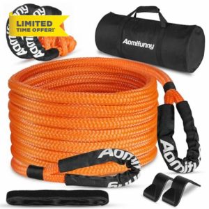 1" x30ft Kinetic Recovery Tow Rope Kit