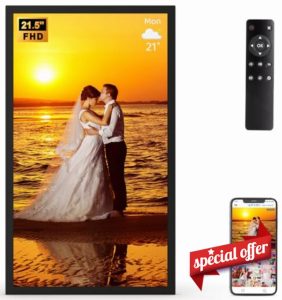 21.5" Large Digital-Picture-Frame WiFi Smart-Frame - 1920*1080 FHD IPS Screen