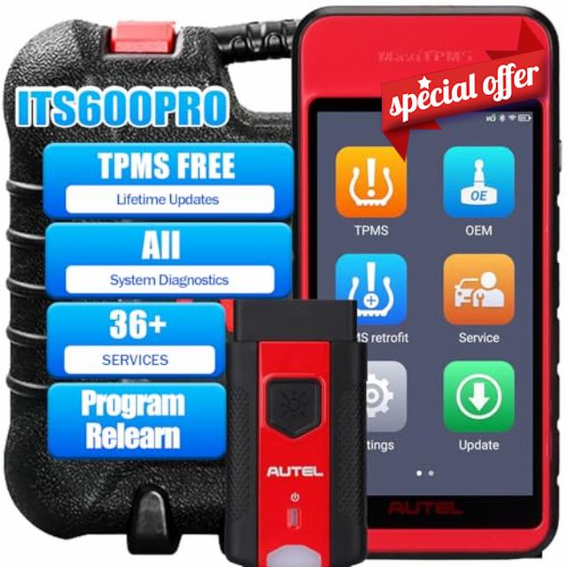 Autel MaxiTPMS ITS600Pro Upgrade of TS508WF ITS600 TPMS Programming Tool All System Diagnostics TPMS Relearn Tool Activate Read Autel Sensor
