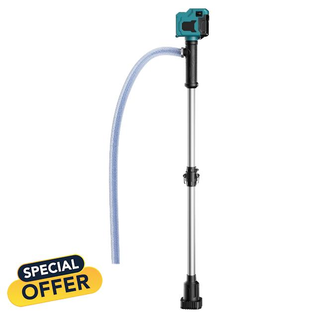 Cordless Stick Water Transfer Pump Compatible with Makita 18v Battery