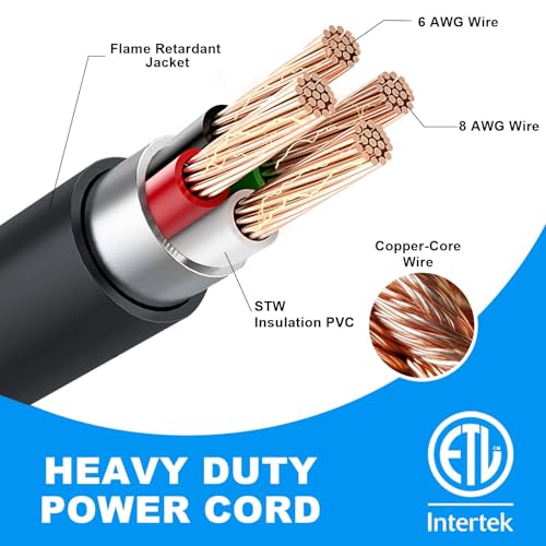 Heavy Duty 6/3+8/1 Gauge STW Wire Cable for Camper & House