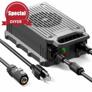 UL&CE Listed 67.2V 10A Waterproof Battery Charger with Cooling Fan
