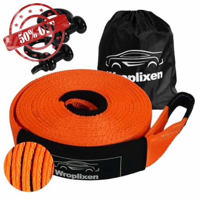 Tow Straps Heavy Duty with Hooks