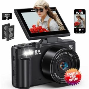 5K Digital Camera for Photography