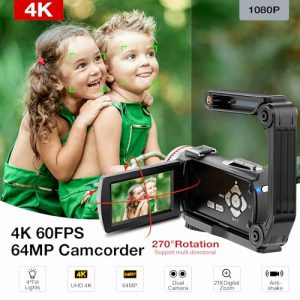 64MP UHD Vlogging Dual Camera for YouTube