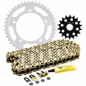 NICHE Drive Sprocket Chain Combo for Suzuki Hayabusa GSX1300R Front 18 Rear 43 Tooth 530 X-Ring 118 Links