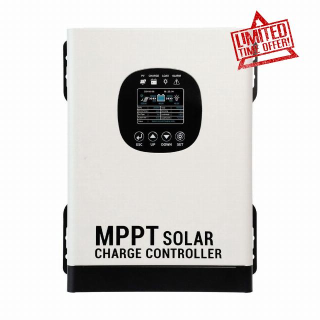 120A MPPT Solar Charge Controller 12V 24V 36V 48V 60V 72V 84V 96V Battery System Auto
