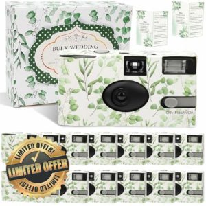12 Pack Disposable Cameras for Wedding Bulk
