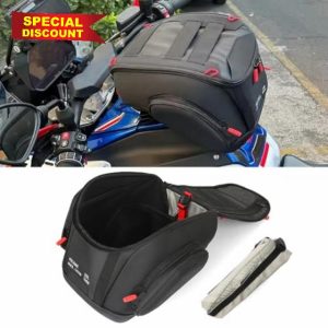 Motorcycle 12L Waterproof Fuel Tank Bag Fits for BMW R1300GS Adventure R1300 GS ADV 2024 2025 Front Portable Tool Backpack Black Nylon Travel Luggage Storage Bag Quick Lock Kit