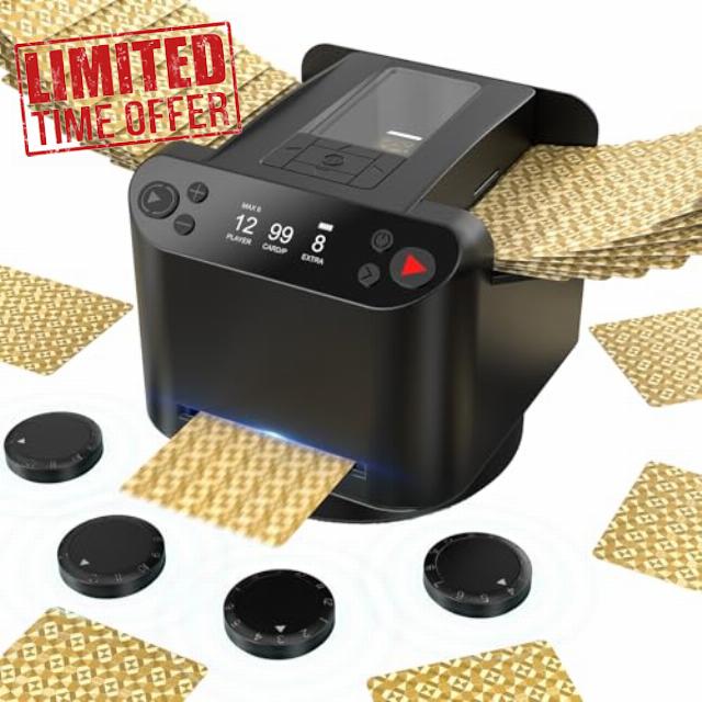 Automatic Card Shuffler and Dealer