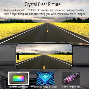 Ultra Strong Signal Crystal Clear Picture Magnetic Rechargeable Rear View Reverse Wireless Back up Camera for Trailer Truck Camper RV Pickup Van etc