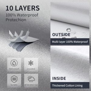 10 Layer Pickup Truck Cover Waterproof All Weather