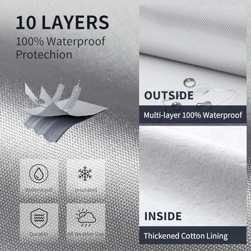10 Layer Pickup Truck Cover Waterproof All Weather