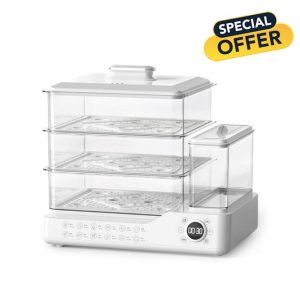 24L Electric Steamer for Cooking
