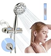 HEROBAI Sink Hose Sprayer Attachment for Faucet, 3 Mode Shower Head Attaches to Tub Faucet with 5...