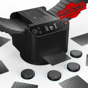 2025NewSmart 3-in-1 Automatic Card Shuffler and Dealer with 4 drawing remotes