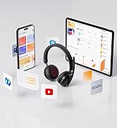 Dytole Wireless Headset with Mic for Work-Bluetooth 5.3 Headset with Noise Cancelling, Wireless H...