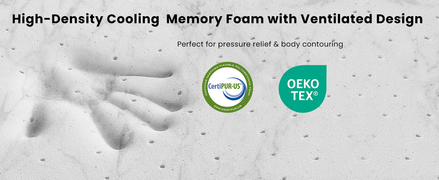 Cooling Memory Foam Mattress Topper