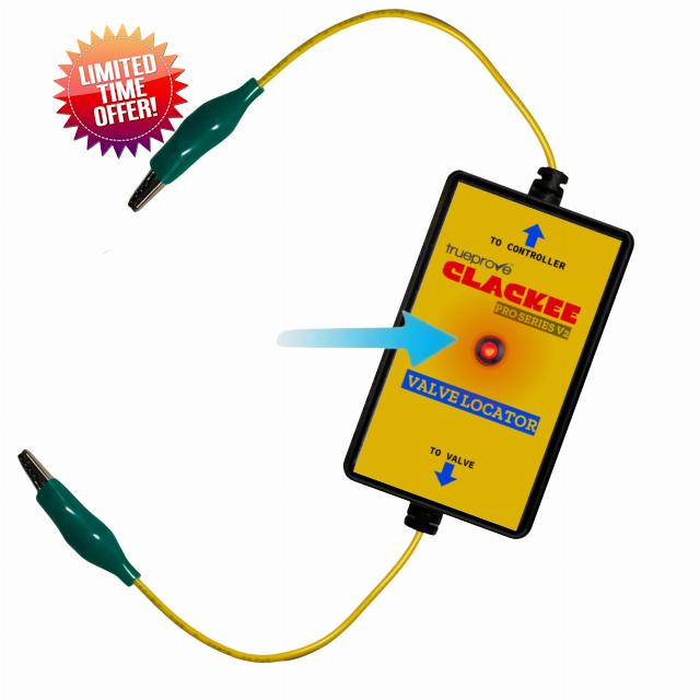 The Original Clackee PRO V2.1 Sprinkler Valve Locator Irrigation Buried Zone Finder Solenoid Clacker