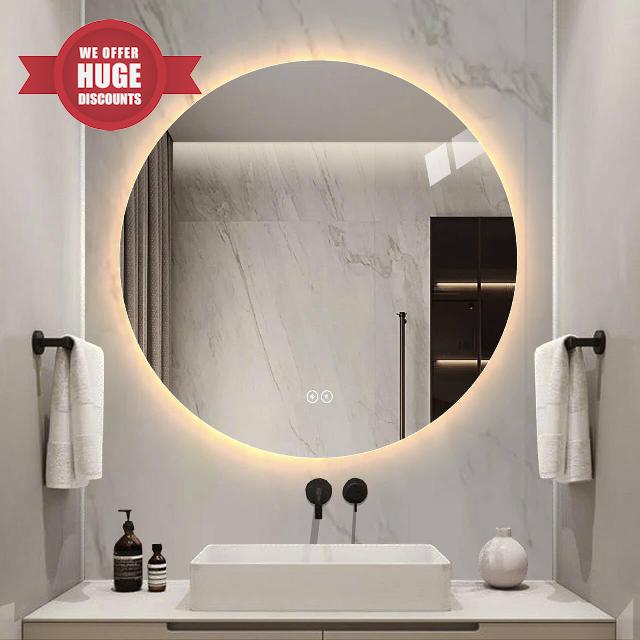 Circular LED Bathroom Mirror
