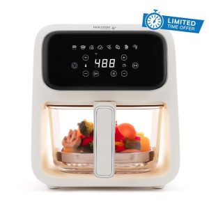 Holstein Housewares 4.2 QT Digital Air Fryer with Glass Basket