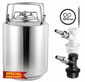 New Ball Lock Keg 2.5 Gallon