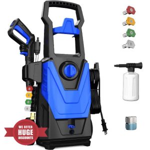 Electric Pressure Washer - 5000PSI Max 3.4GPM Power Washer Electric Powered with 20FT Hose