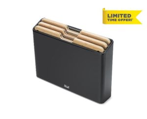 Joseph Joseph Folio 3-Piece Premium Bamboo Cutting Board Set