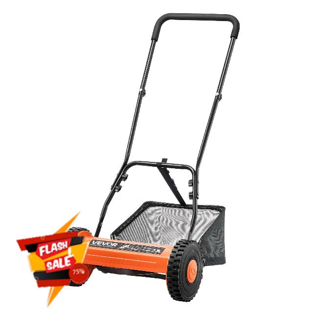 VEVOR Push Reel Lawn Mower 16 inch