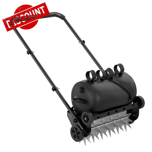 22.5-Inch Lawn Aerator with Weight Bag