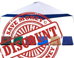 13x13 Canopy Replacement Top with Air Vent Silver Coated Fit for Coleman Oasis
