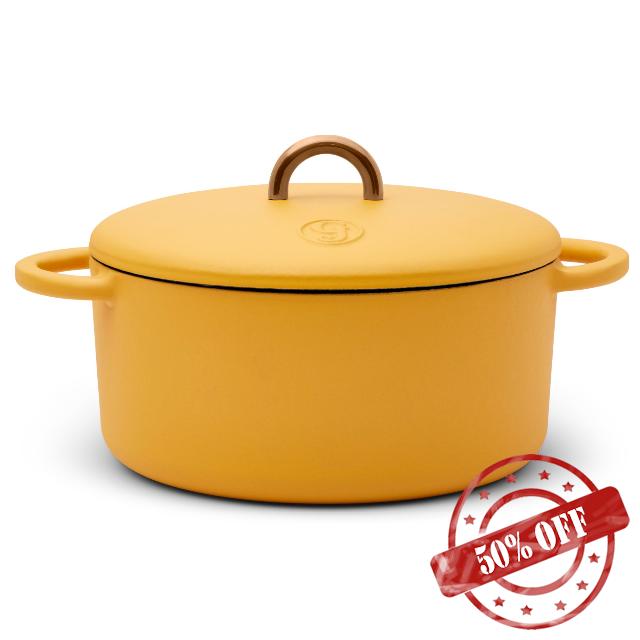 Great Jones Dutch Baby Dutch Oven with Lid (Mustard