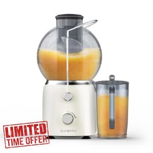 Juice Fountain Centrifugal Juicer Machines | 3.5-inch Wide Chute | Italian-Made Chopping Blades (Titanium Reinforced) | High Juice Yield | Easy to Clean | Anti-Drip | BPA-Free