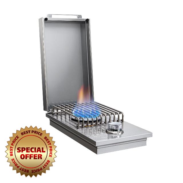 Built-in Single Side Grill Burner with Cover