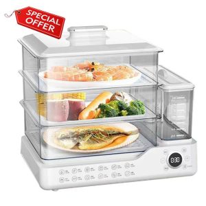 3 Tier Electric Food Steamer for Cooking