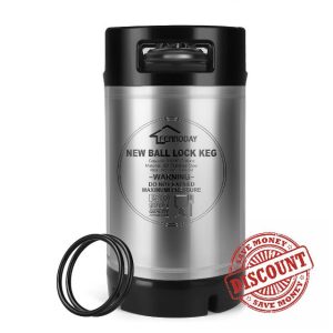Ferroday Upgraded 2.5 Gallon Corny Keg