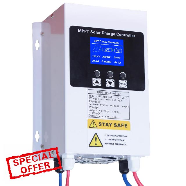 45A Solar Panel Charge Controller MPPT