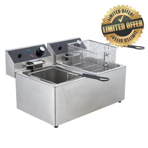 Commercial Deep Fryer with Basket - 3600W Power
