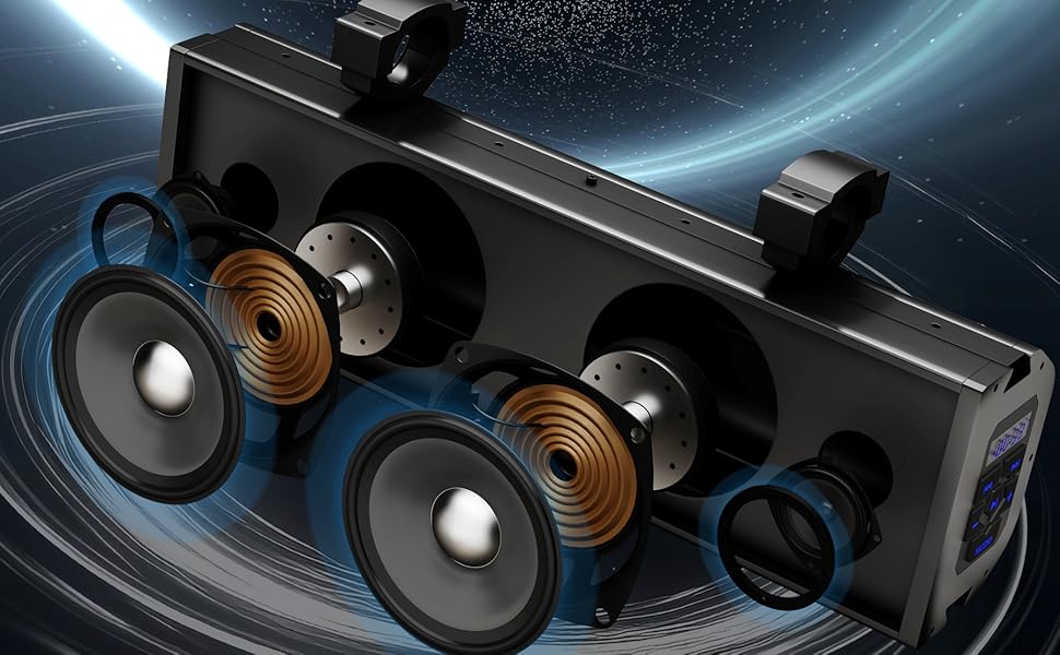 utv sound bar