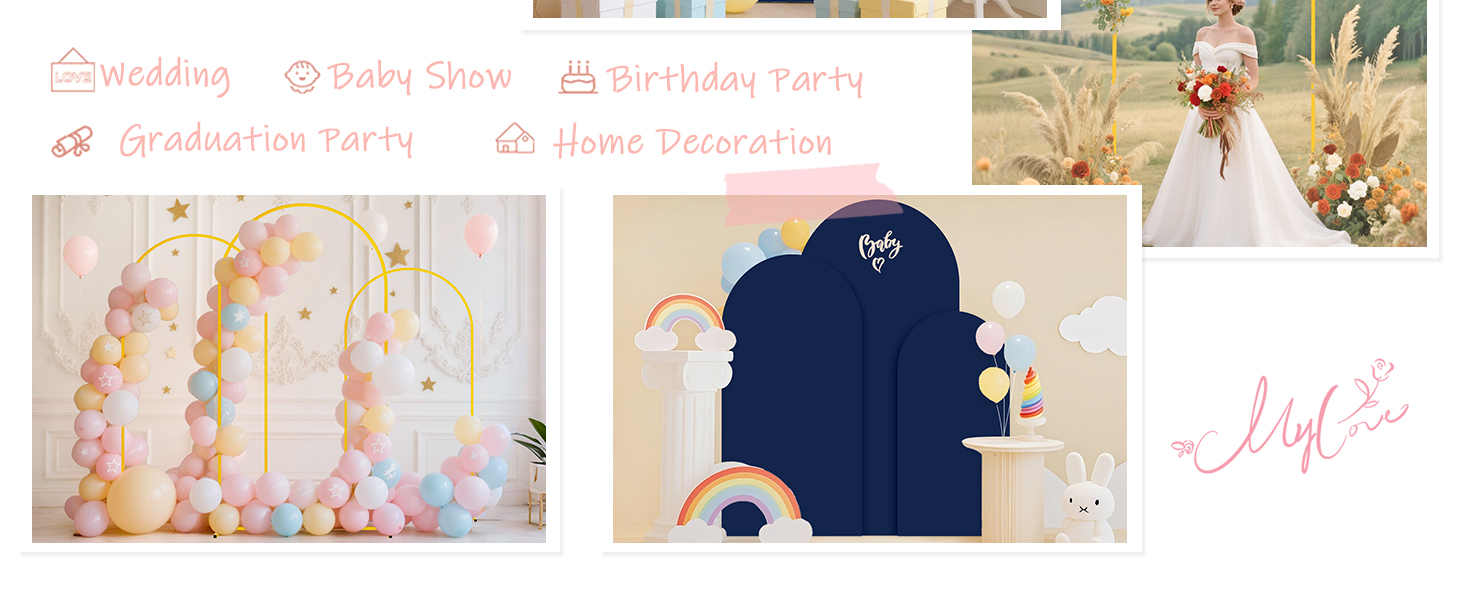 wedding arch stand set of 3 chiara backdrop stand wedding arch frame metal stand